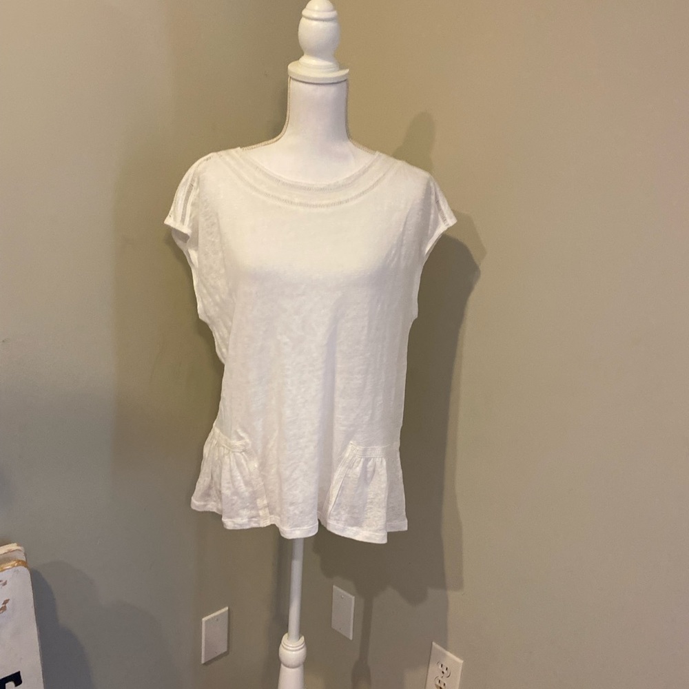 NWT Tommy Hilfiger Sz Large White T-shirt